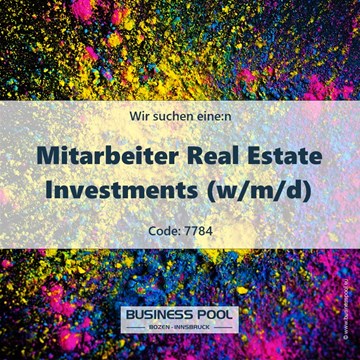 Mitarbeiter Real Estate Investments (w/m/d)